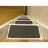 Self-adhesive mats for folding stairs