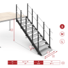 General Access Stairs 36º
