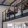 Railing with safety skirting board