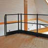 Security Railing with Plate extension
