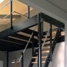 Beam for interior stairs