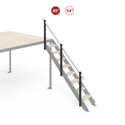Railing flank for lateral...