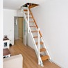 Railing flank for lateral stairs