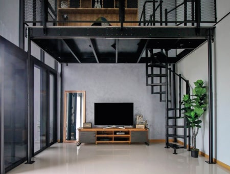 Living room mezzanine