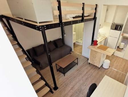 Living room mezzanine
