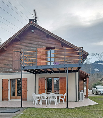 terrace with mezzanine